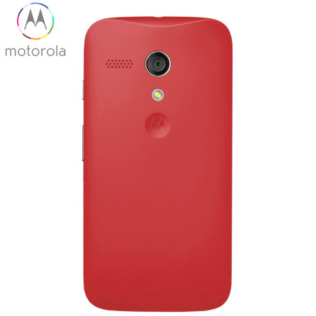 Official Motorola Moto G Battery Door - Vivid Red