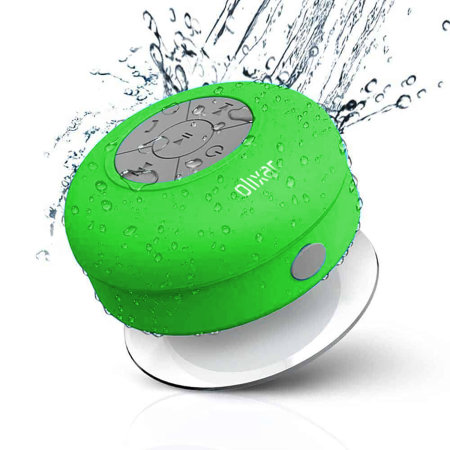 Altavoz Olixar AquaFonik Bluetooth para la Ducha - Verde