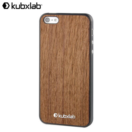 Kubxlab Ultra Thin Case for iPhone 5S / 5 - Brown Wood
