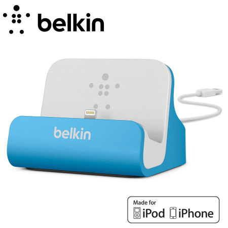 Belkin Lightning Charge and Sync Dock for iPhone 6 / 5 Series - Blue