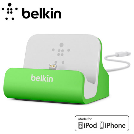 Belkin iPhone 6S / 5 Series Lightning Charge & Sync Dock - Green