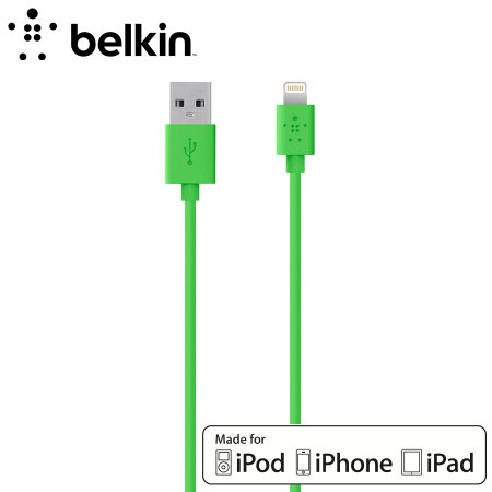 Belkin Sync Charge Lightning to USB Cable 4ft - Green