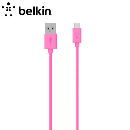 Cable de carga y sincronización Belkin Micro USB -2M- Rosa