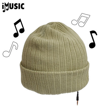 iMusic Hat Knitted Unisex - Khaki