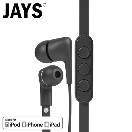 Ecouteurs a-JAYS Five pour iOS - Noirs 