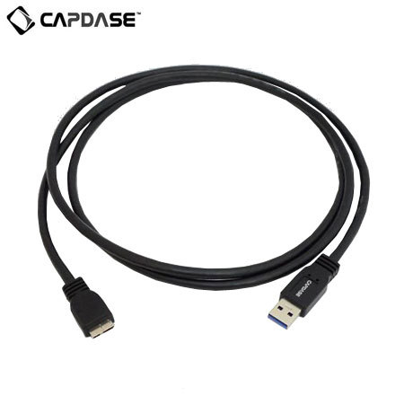 Capdase Micro USB 3.0 Sync und Ladekabel 1,5 m in Schwarz