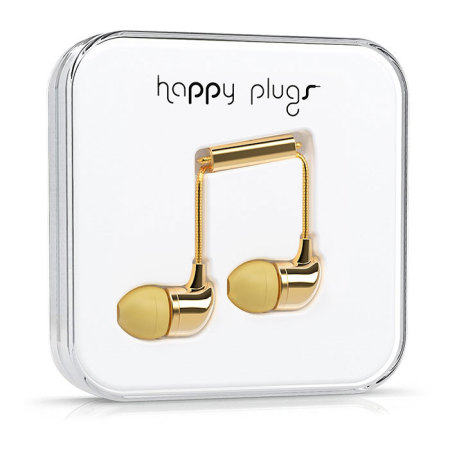 Auriculares Happy Plugs In-Ear Edición Deluxe - Oro