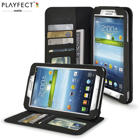 Playfect Alto-7 Stand Case for Samsung Galaxy Tab 3 7.0 - Black