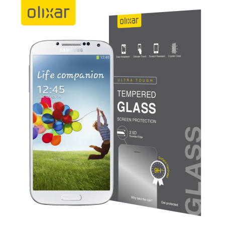 Olixar Tempered Glass Screen Protector for Samsung Galaxy S4
