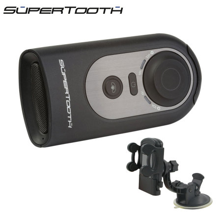 SuperTooth HD Voice Bluetooth Handsfree Car Kit with Phone Holder