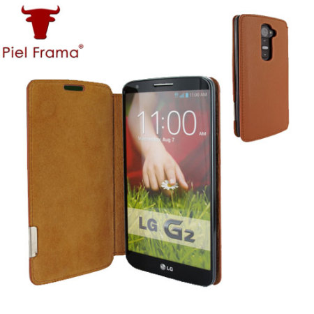 Piel Frama Frama Real Leather Slim Case for LG G2 - Tan