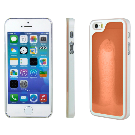 Kuke Glow in the Dark Sand Case voor iPhone 5S / 5 - Rood