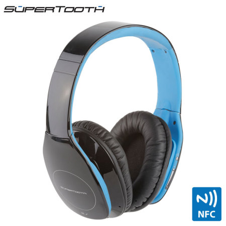 SuperTooth Freedom Stereo Bluetooth Kopfhörer in Schwarz und Blau