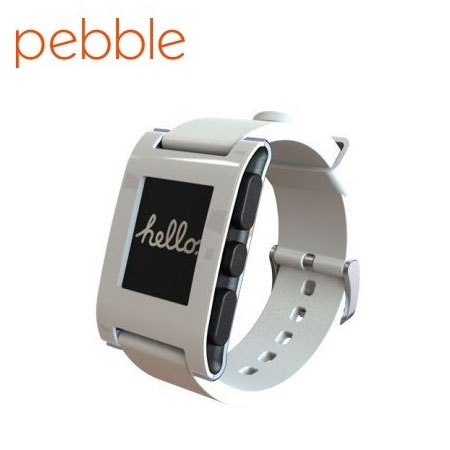 Smartwatch Peebble para dispositivos iOS y Android - Blanco