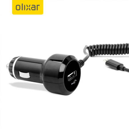 Chargeur Allume-Cigare Super rapide Micro USB avec Port USB Olixar 