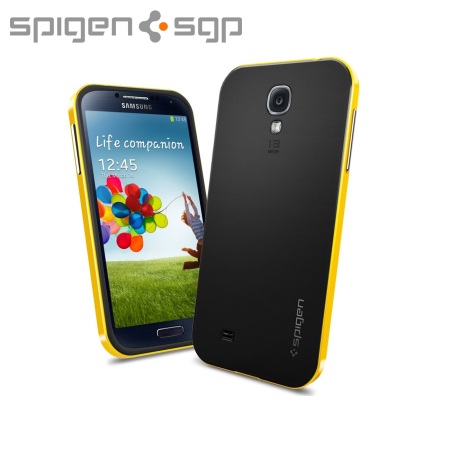 Spigen SGP Neo Hybrid Case for Samsung Galaxy S4 - Yellow