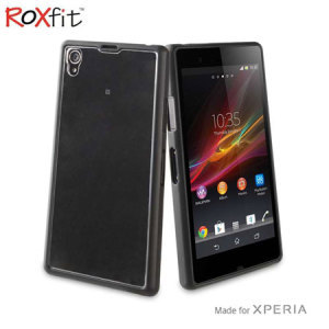 Roxfit Gel Shell Case for Sony Xperia Z1 Compact - Black / Clear