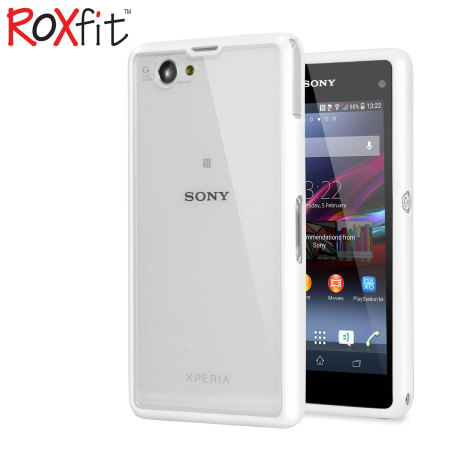 Roxfit Gel Shell Case for Sony Xperia Z1 Compact - White / Clear