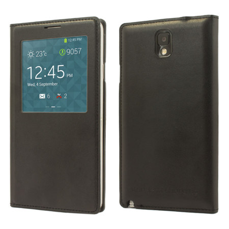 Qi Charging Case met S-View voor de Samsung Galaxy Note 3