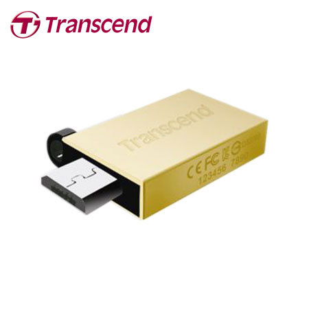 JetFlash 380 USB OTG 16GB Flash Drive - Gold