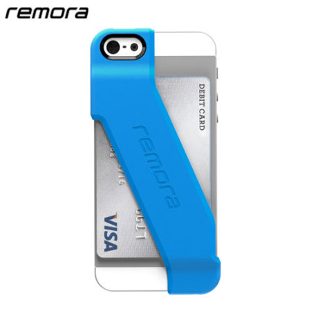 Remora Wallet Case for iPhone 5S / 5 - Electric Blue