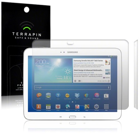 Terrapin Screen Protectors for Galaxy Tab 3 10.1 - 2 Pack