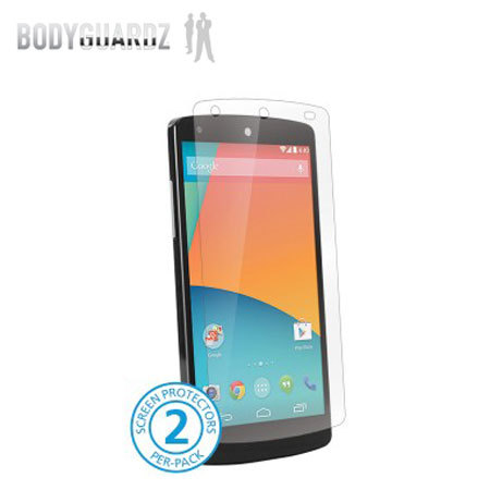 Protector de pantalla Nexus 5 BodyGuardz anti-reflejos - Doble