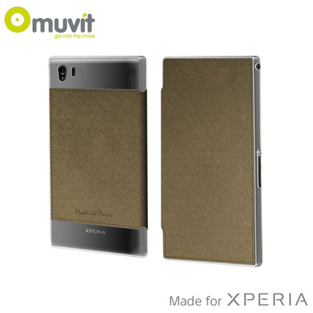 Muvit Made in Paris Crystal Case for Sony Xperia Z1 Compact - Bronze