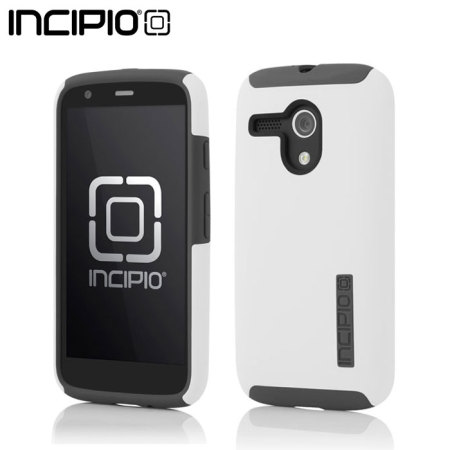 Incipio DualPro for Moto G - White / Grey
