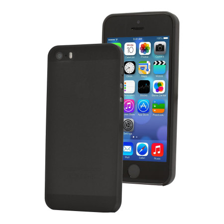 Ultra-thin Shell Case for iPhone 5S / 5 - Schwarz