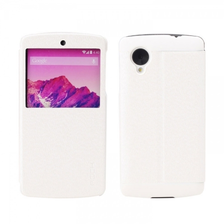 Rock Excel Stand Case for Google Nexus 5 - White