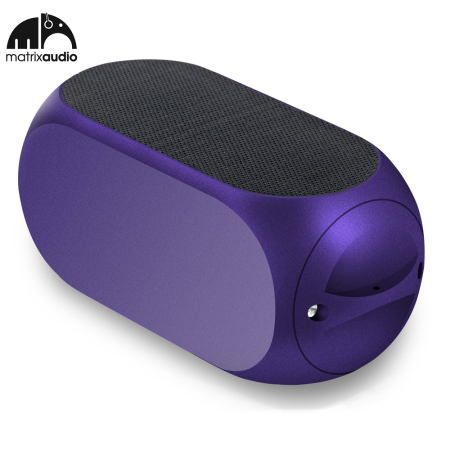 Matrix Audio Qube2 Universal Bluetooth Pocket Speaker - Purple