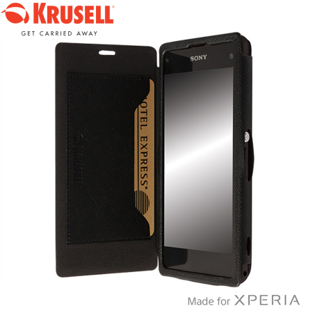 Krusell Malmo FlipCover for Xperia Z1 Compact - Black