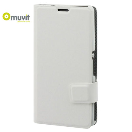 Muvit Magic Folio 2-in-1 Case & Cover for Xperia Z1 Compact - White
