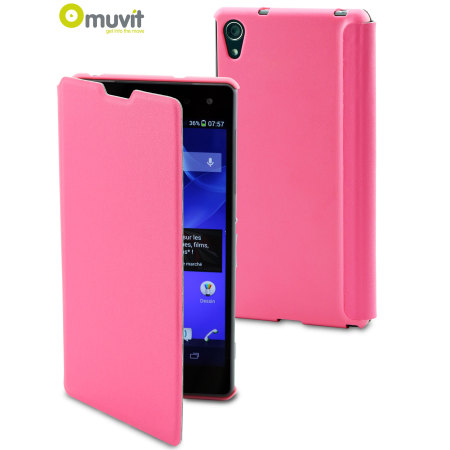 Muvit Magic Folio 2-in-1 Case & Cover for Xperia Z1 Compact - Pink
