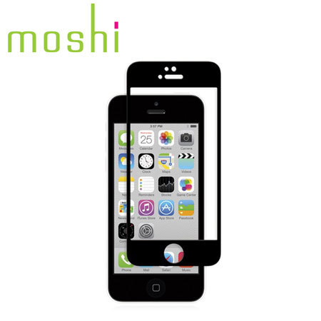 Moshi iVisor Glass Screen Protector for iPhone 5S / 5C / 5 - Black