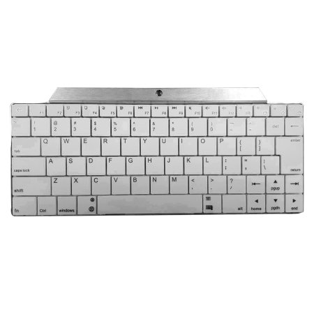 Mini Wireless Bluetooth Keyboard - Silver / White