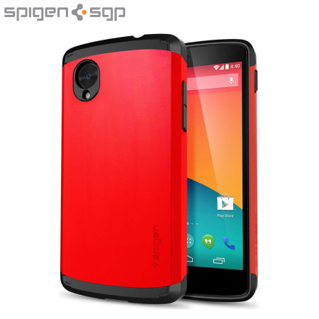 Spigen Slim Armor Case for Google Nexus 5 - Red