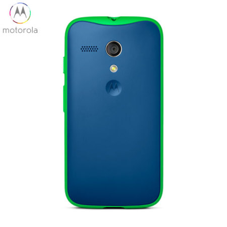 Official Motorola Grip Shell Case for Moto G - Royal Blue