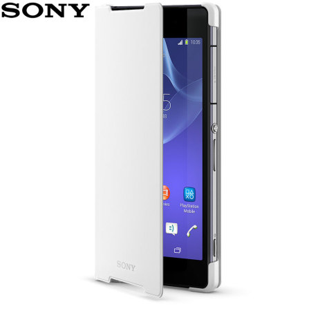 Official Sony Style Cover Stand Case for Xperia Z2 - White