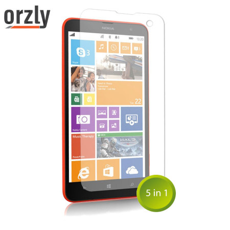 Orzly 5 in 1 Lumia 1320 Displayschutzfolien