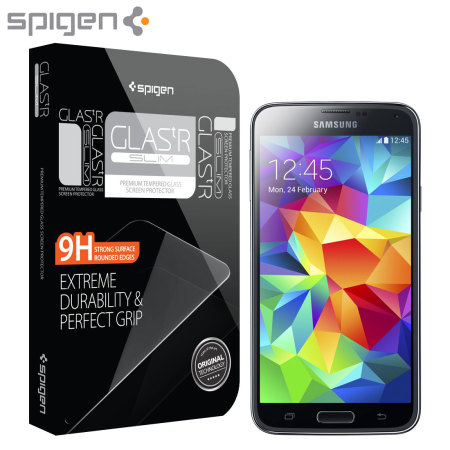 Spigen SGP Galaxy S5 GLAS.tR SLIM Tempered Glass Screen Protector