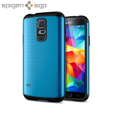 Spigen SGP Slim Armor Samsung Galaxy S5 Deksel - Blå
