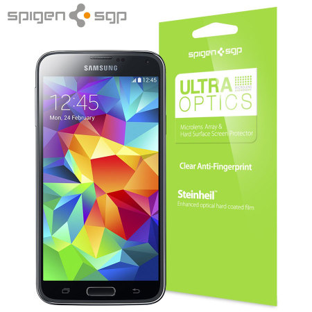Spigen Screen Protector Steinheil Galaxy S5 Displayschutz Ultra Optics