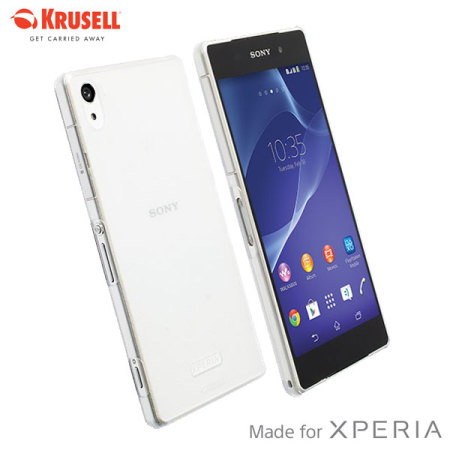 Krusell FrostCover Case for Sony Xperia Z2 - Transparent White