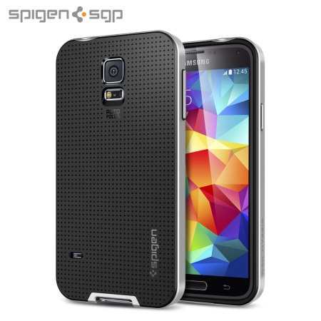 Spigen SGP Neo Hybrid Case for Samsung Galaxy S5 - Silver