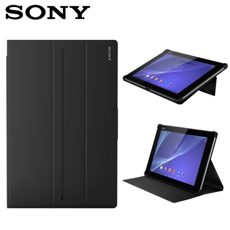 Universiteit Aardbei Ontwaken Official Sony Style Cover Stand Case for Xperia Z2 Tablet - Black