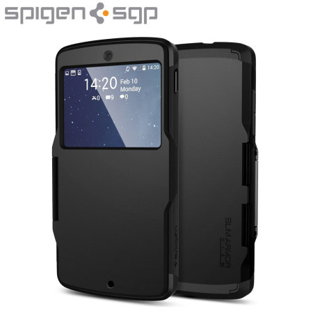Spigen Slim Armor View Case Nexus 5 Tasche in Smooth Black