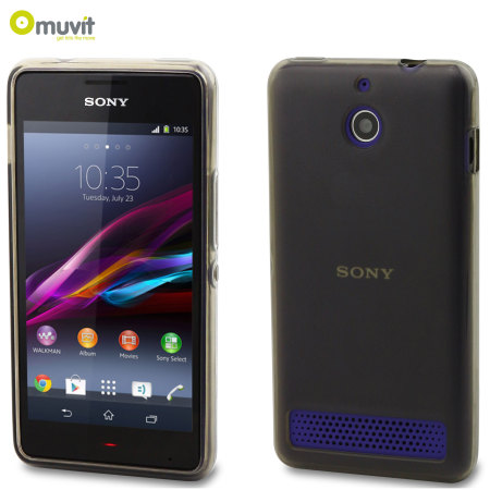 Muvit miniGEL Sony Xperia E1 Case - Dark Smoke