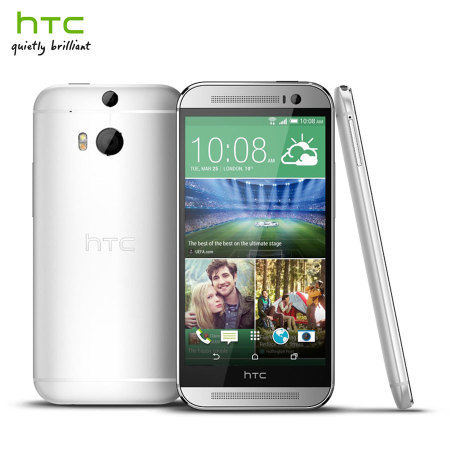 SIM Free HTC One M8 Unlocked - 32GB - Glacial Silver